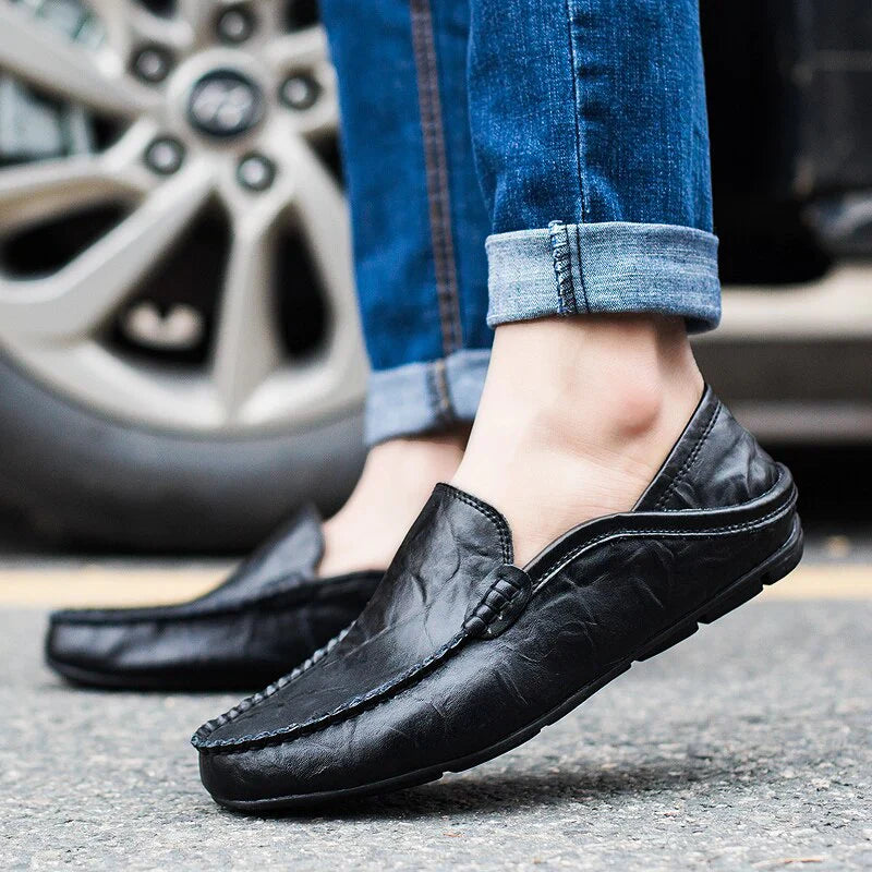 Mocasines de piel Veneto