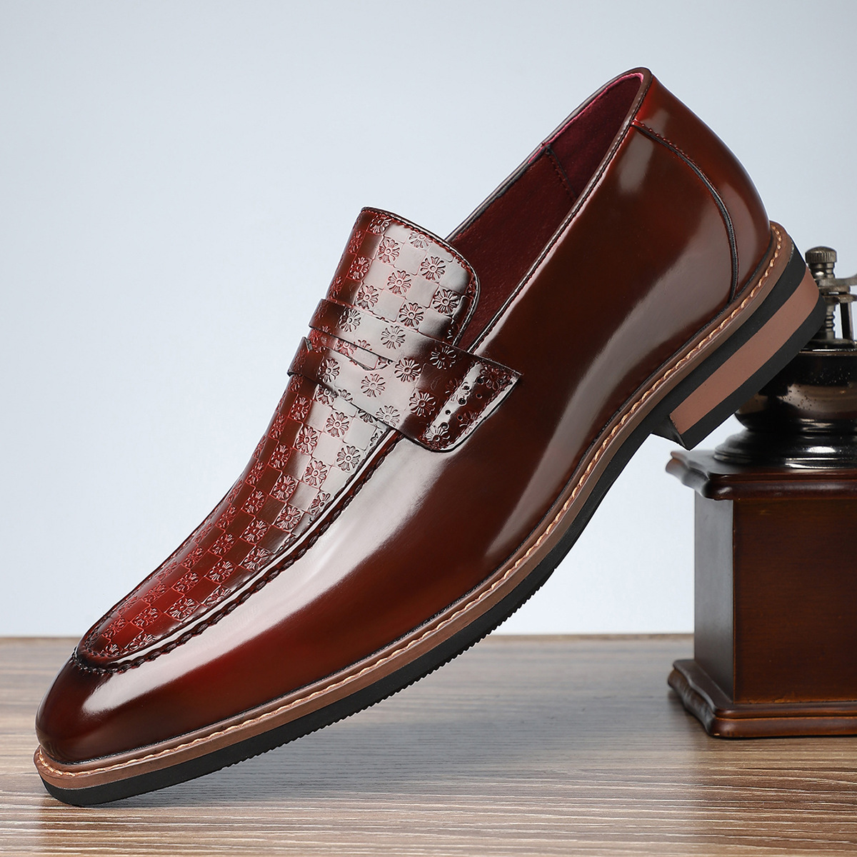 Giovanni Bellini Leather Loafers