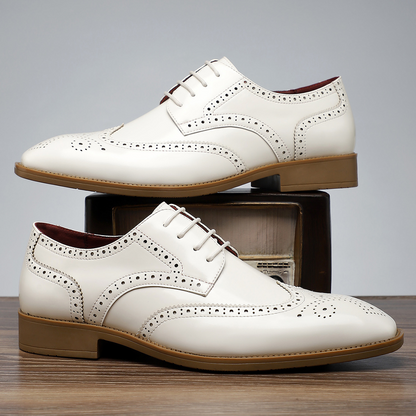 Zapatos de vestir brogue de cuero Cambridge