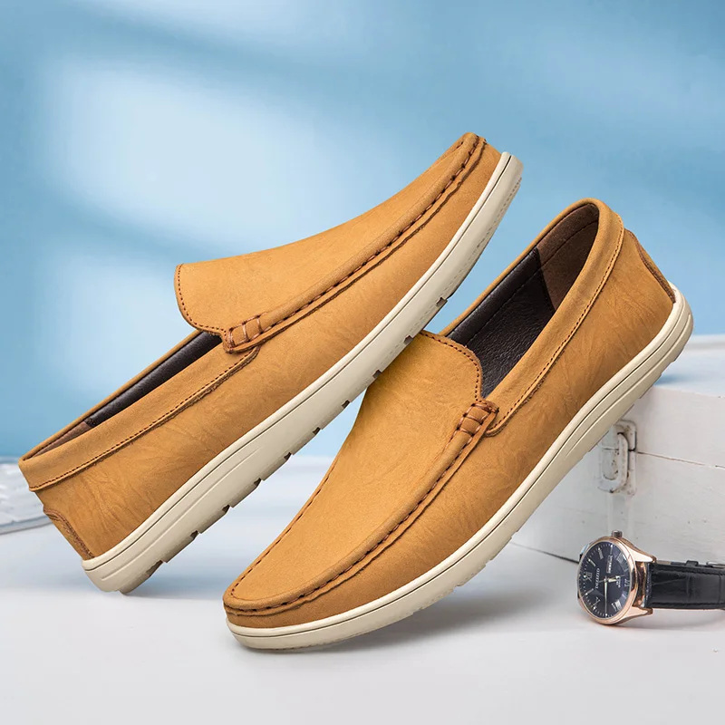 Pelle Italiana Leather Loafers