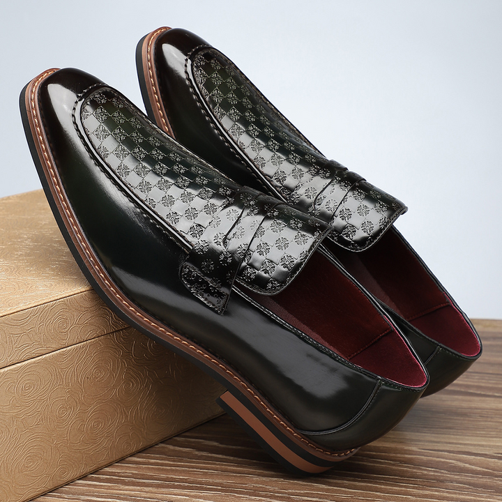 Giovanni Bellini Leather Loafers