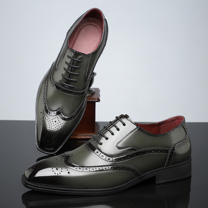 Zapatos de vestir brogue de cuero Cambridge