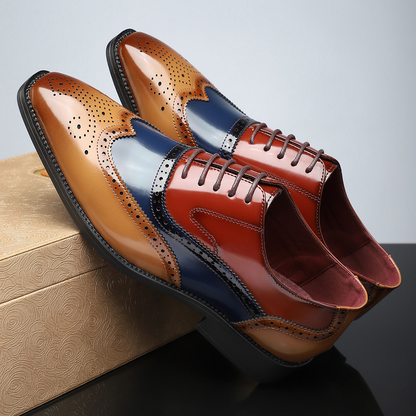 Zapatos de vestir brogue de cuero Cambridge