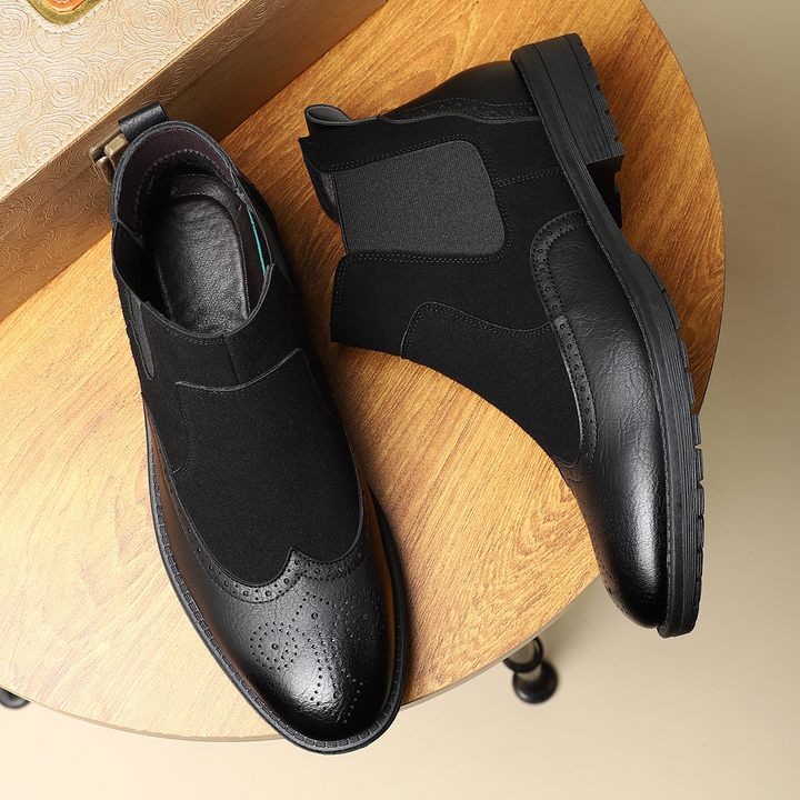 Ascot Brogue Chelsea Boots