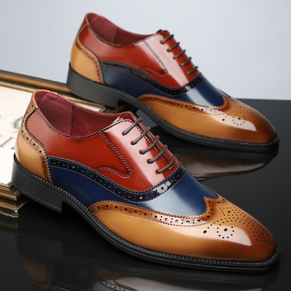 Zapatos de vestir brogue de cuero Cambridge