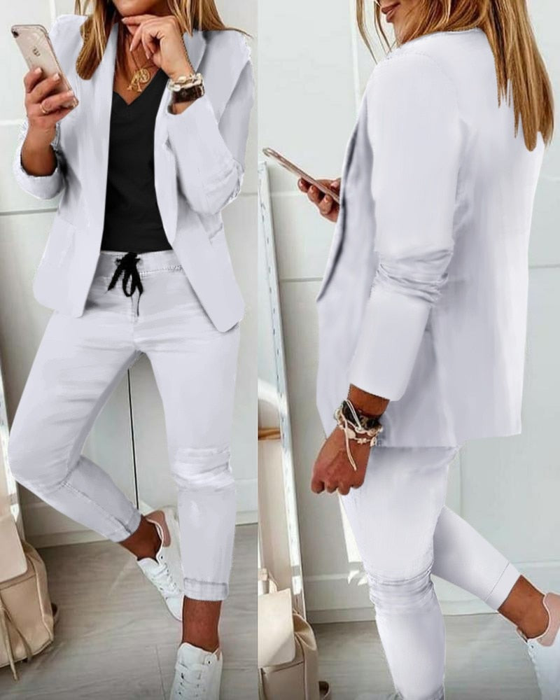 Mollie - Elegante Blazer Set [Blazer+Pants]