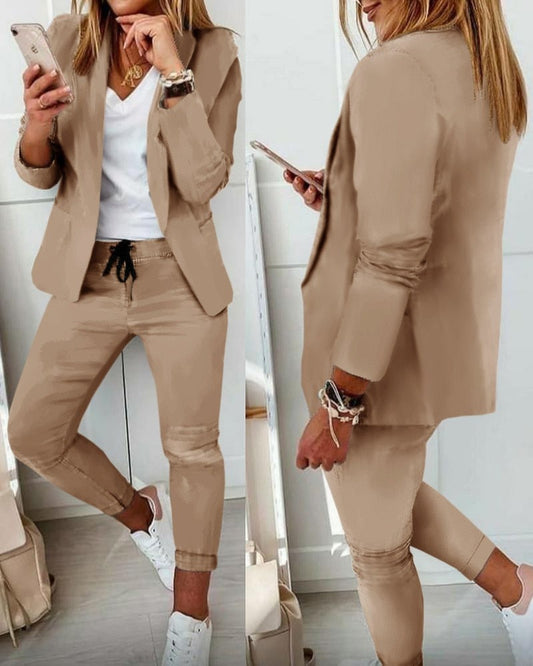 Mollie - Elegante Blazer Set [Blazer+Pants]