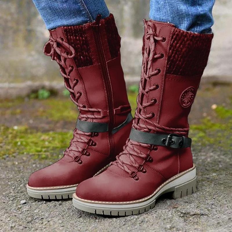 Crimson Bloom™ | Elegant and snug boots