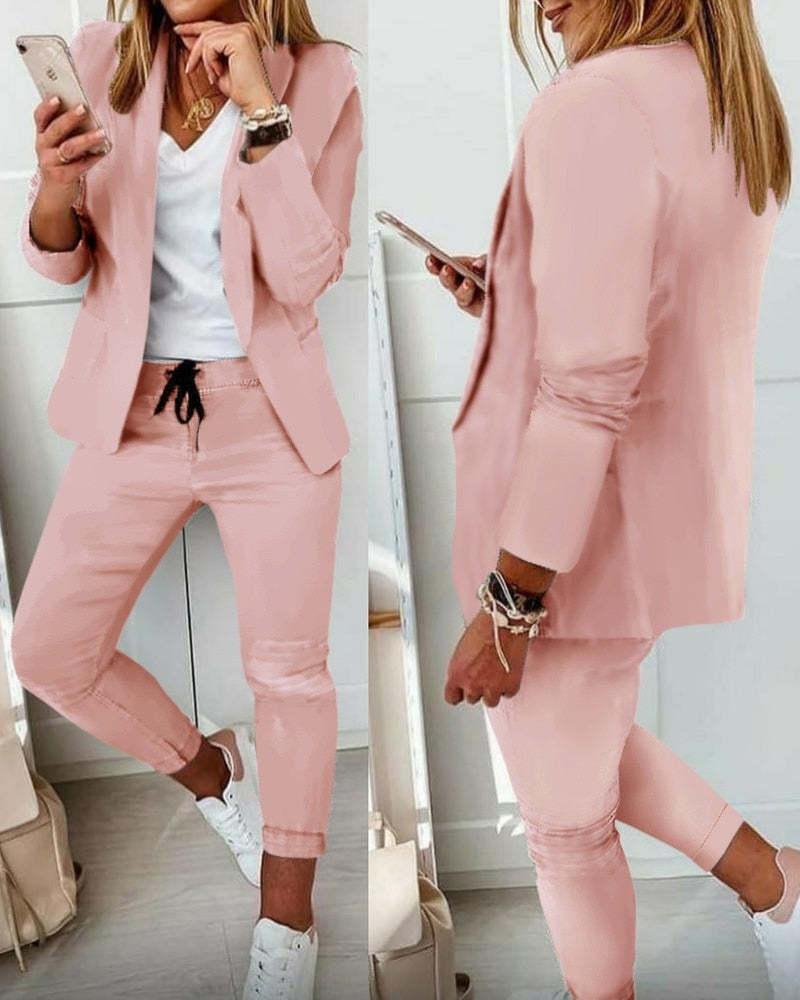 Mollie - Elegante Blazer Set [Blazer+Pants]