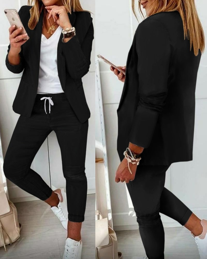 Mollie - Elegante Blazer Set [Blazer+Pants]