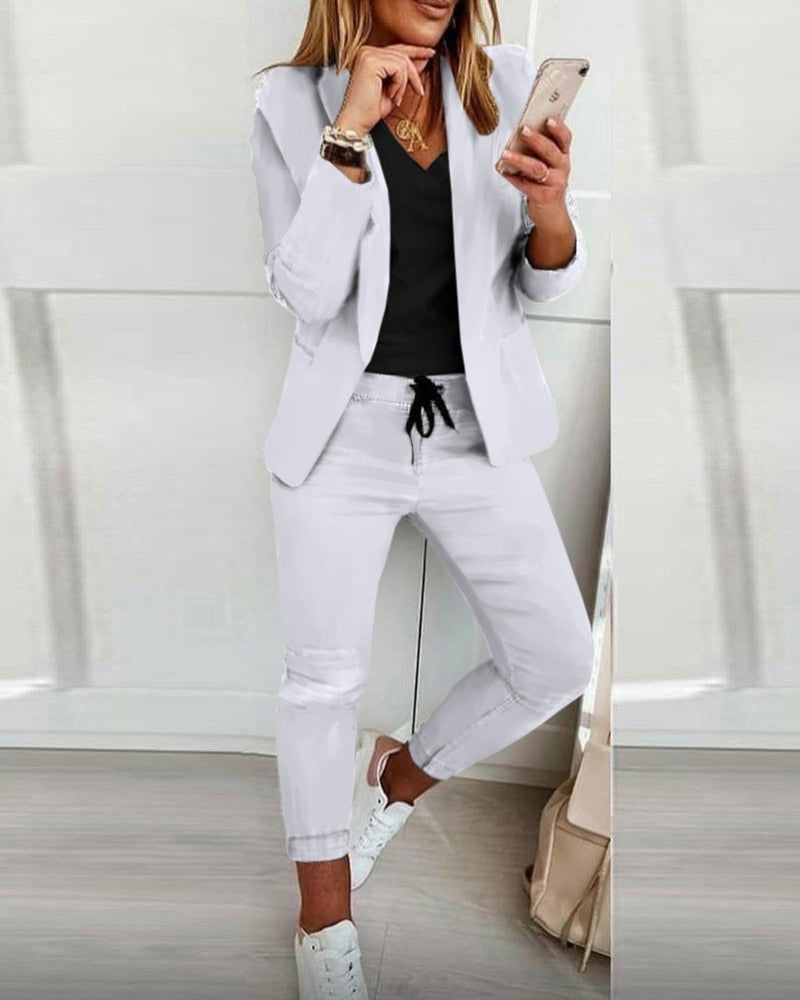 Mollie - Elegante Blazer Set [Blazer+Pants]