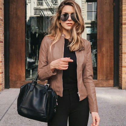 Amy | Elegant Leather Jacket