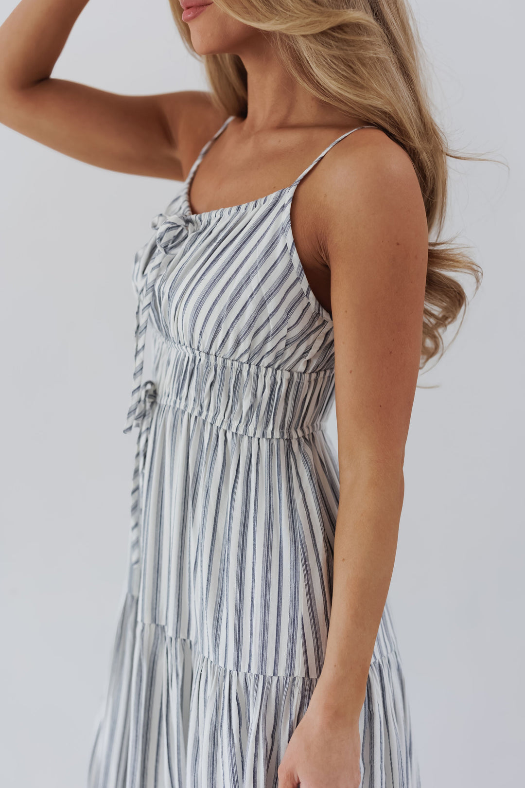 Addison Dress - Dusty Blue - FINAL SALE