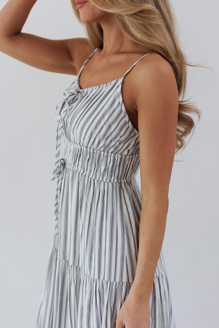 Addison Dress - Dusty Blue - FINAL SALE