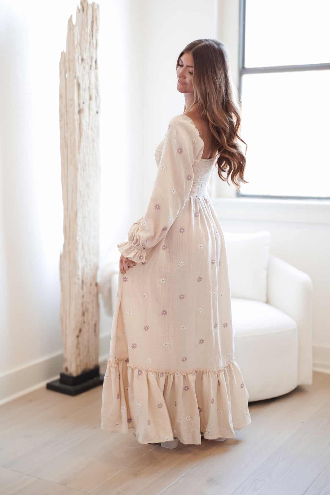 Brooke Dress - Cream - FINAL SALE