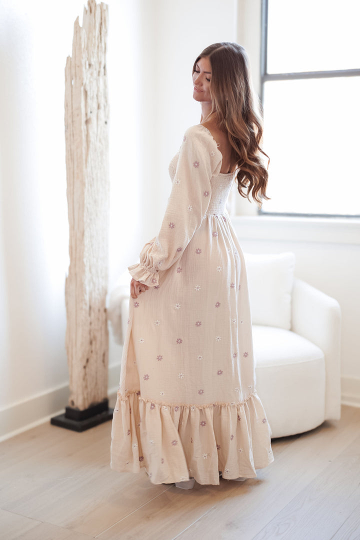 Brooke Dress - Cream - FINAL SALE