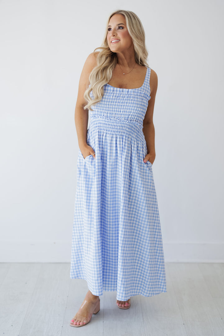 Nicole Dress - Baby Blue