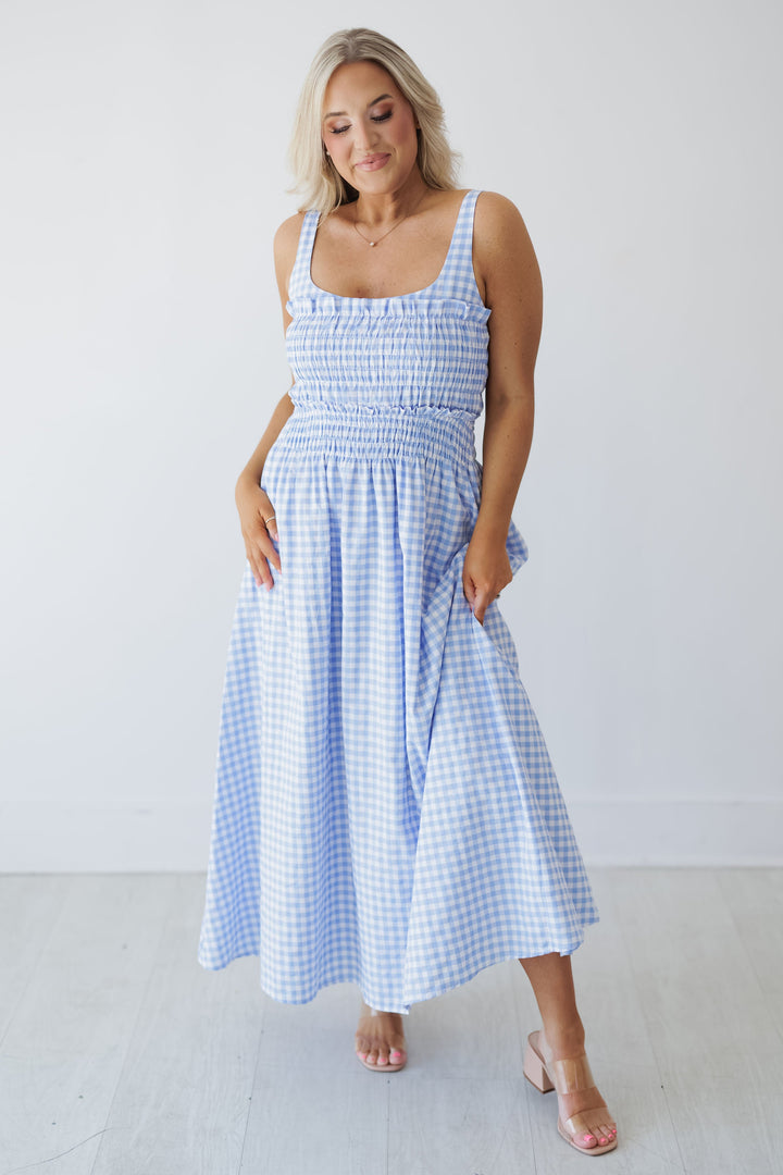 Nicole Dress - Baby Blue