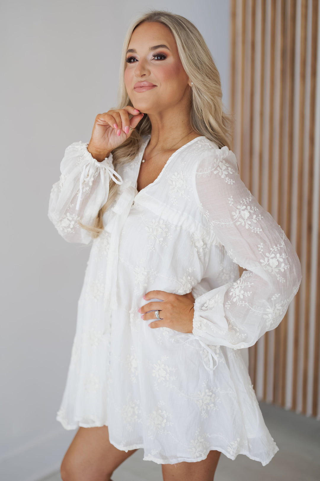 Maisy Dress - Ivory