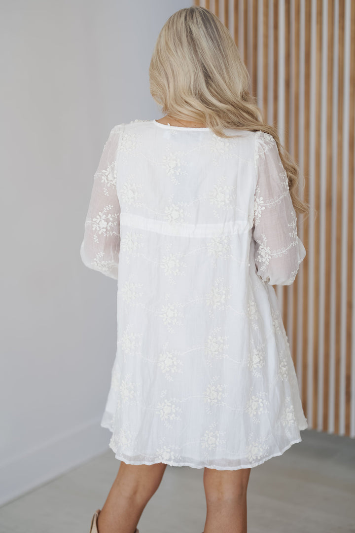 Maisy Dress - Ivory