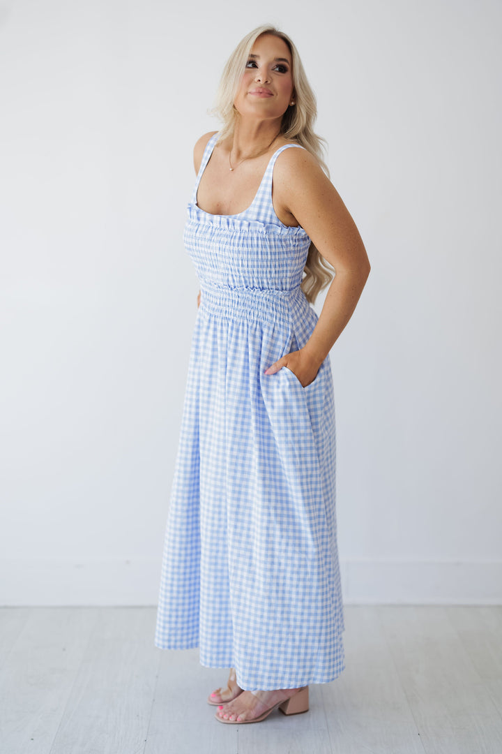 Nicole Dress - Baby Blue