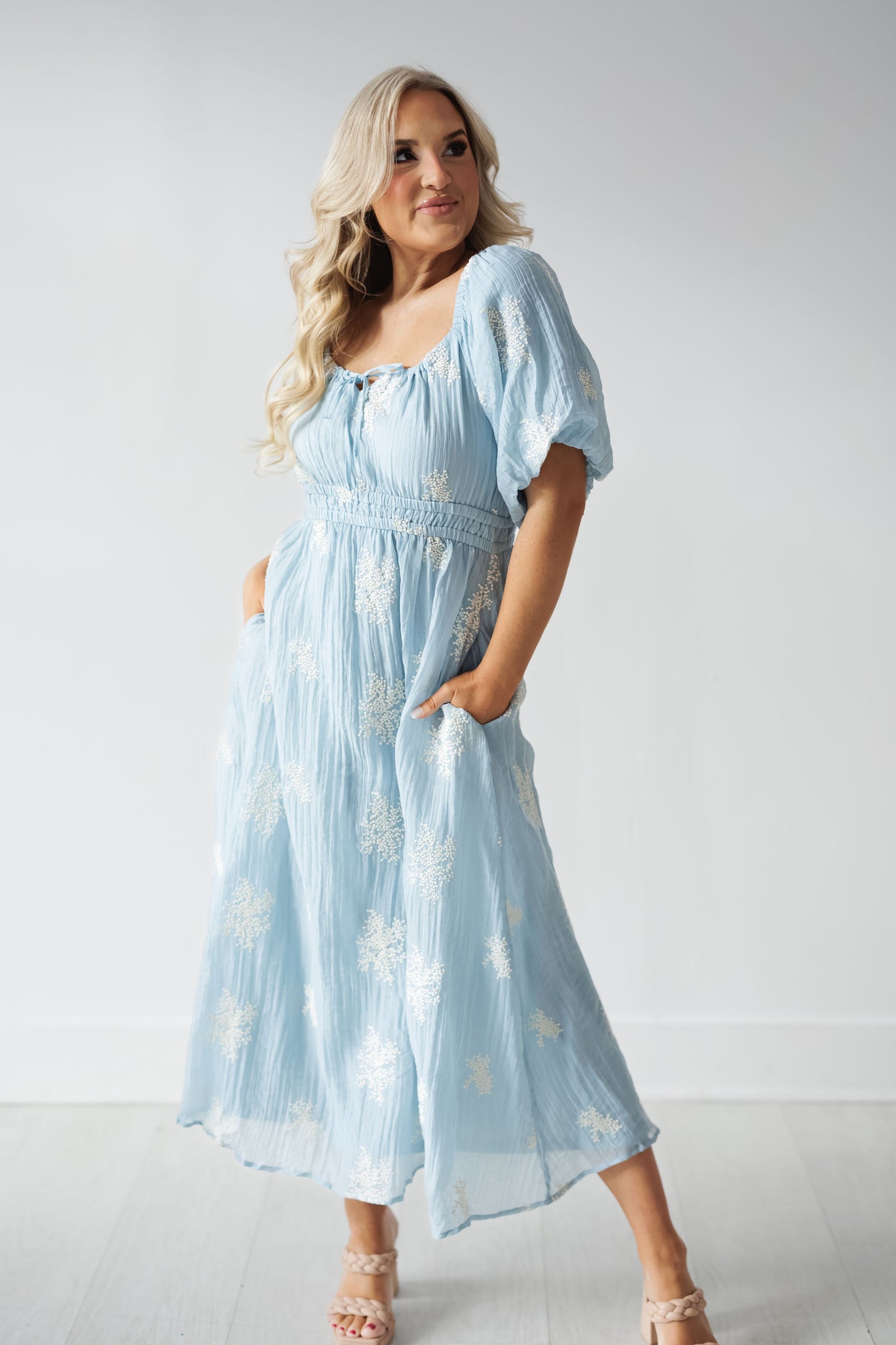 Iris Dress - Sky