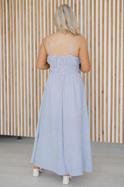 Lacey Dress - Navy