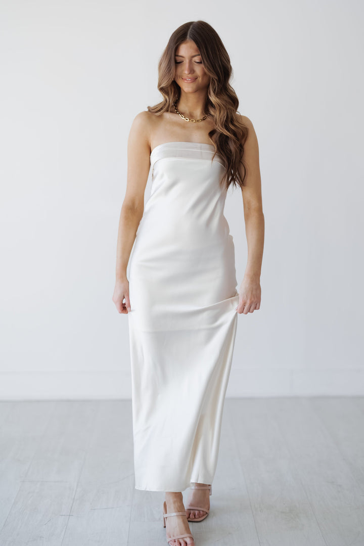 Claire Dress - Ivory