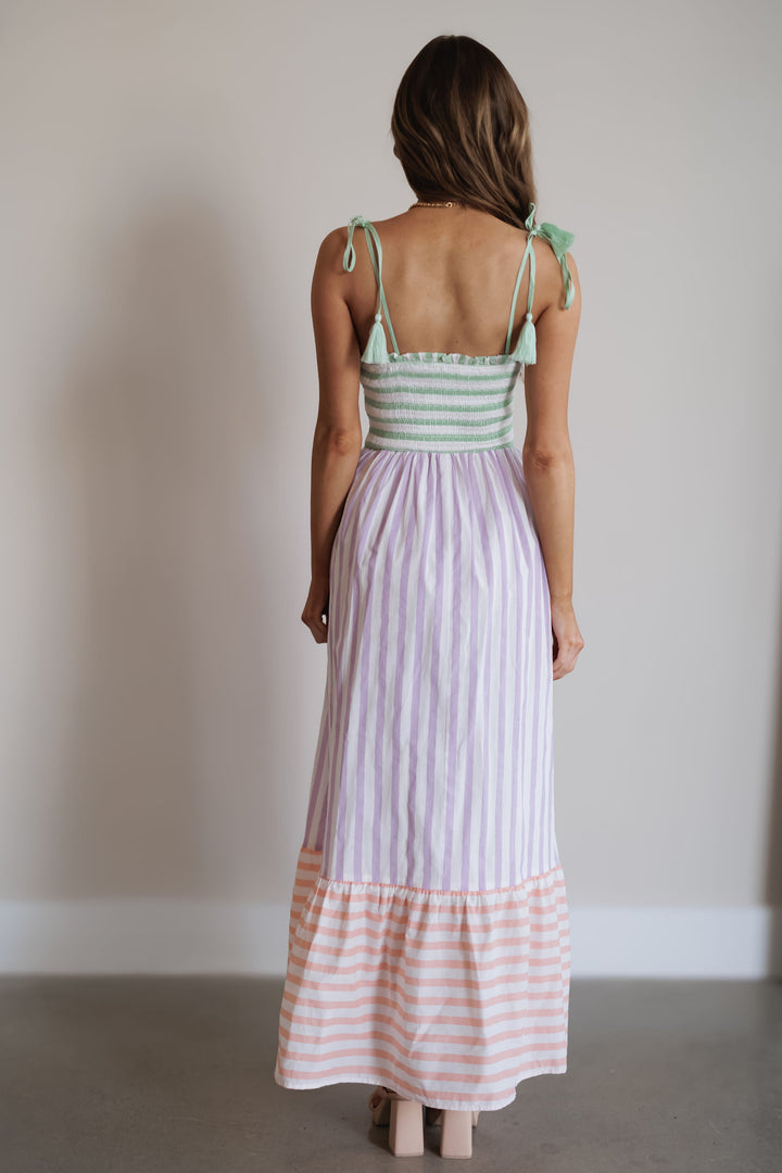 Sherbet Maxi Dress - Lavender Multi
