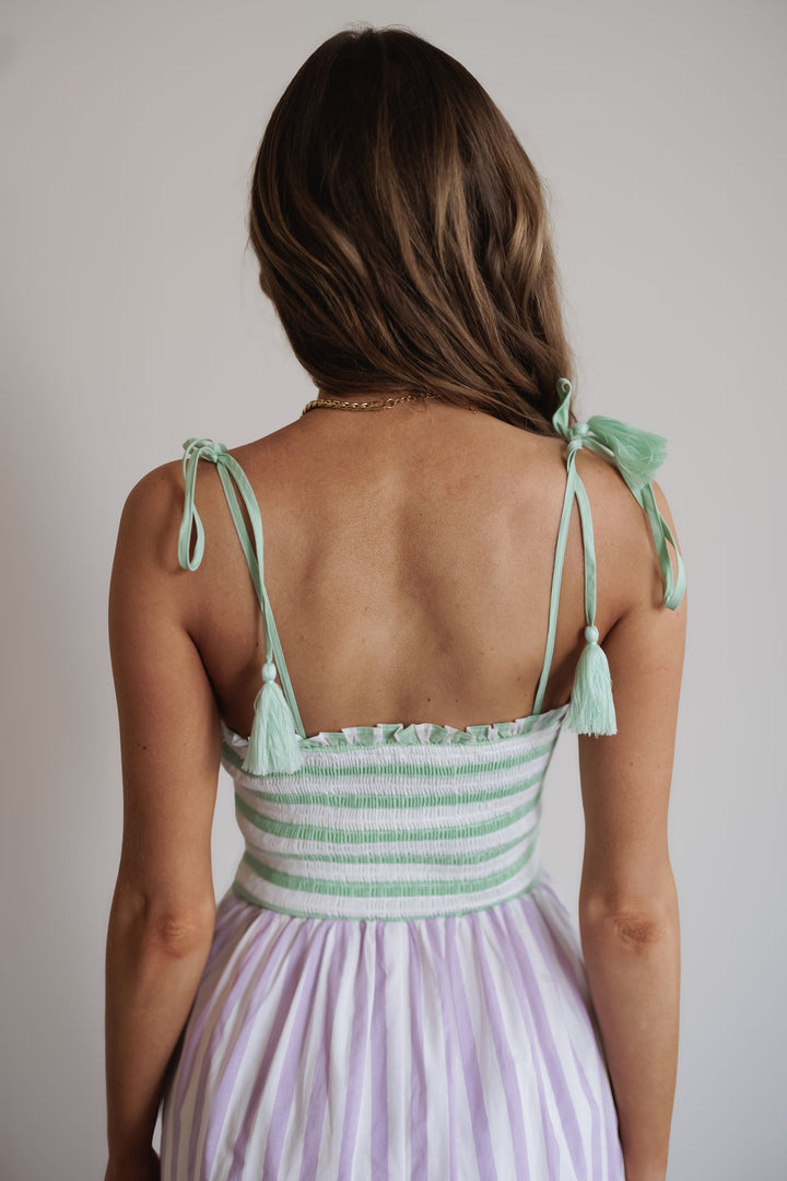 Sherbet Maxi Dress - Lavender Multi