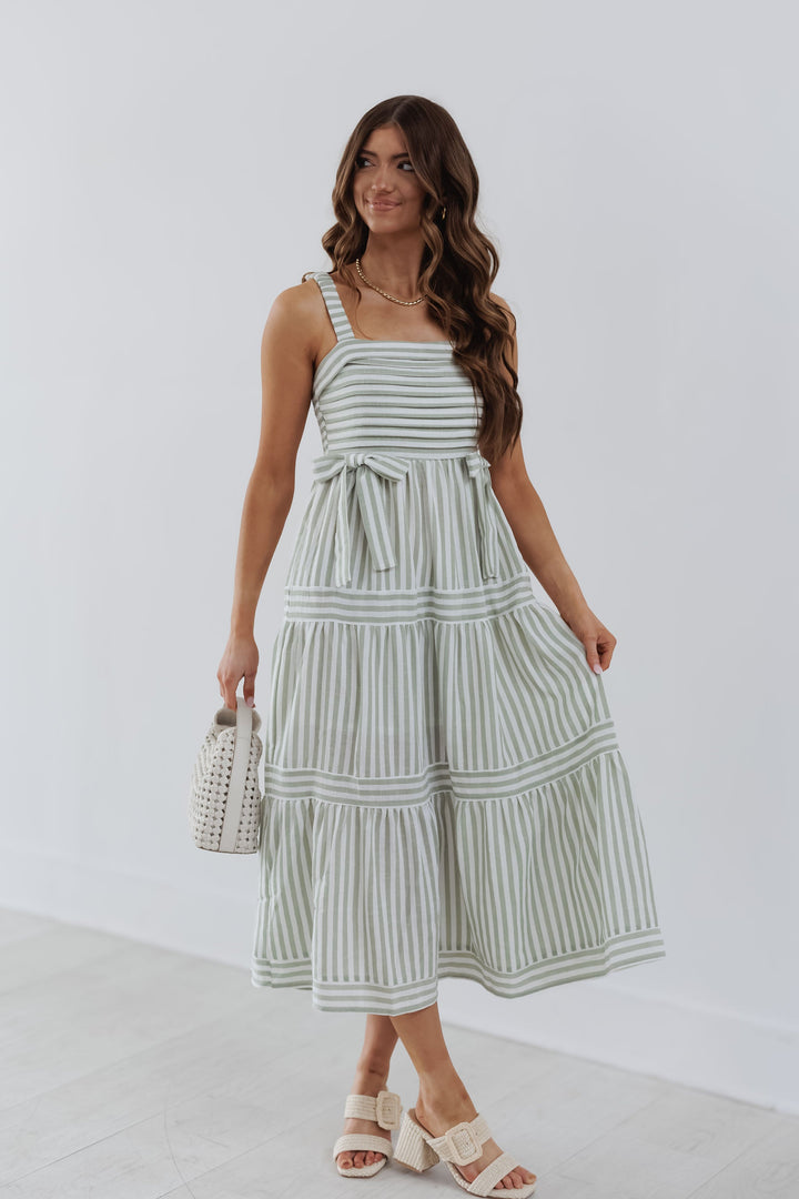 Athena Dress - Olive