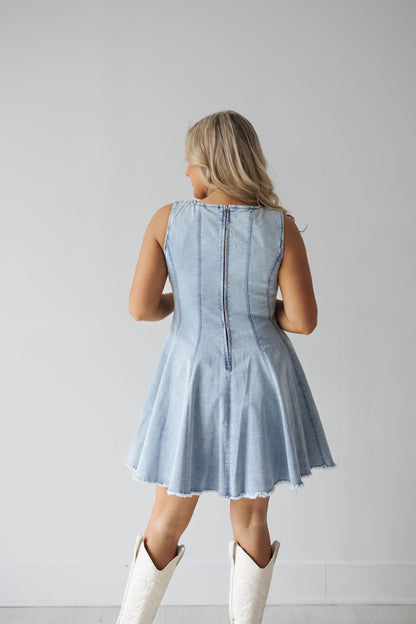 Faith Denim Dress - FINAL SALE
