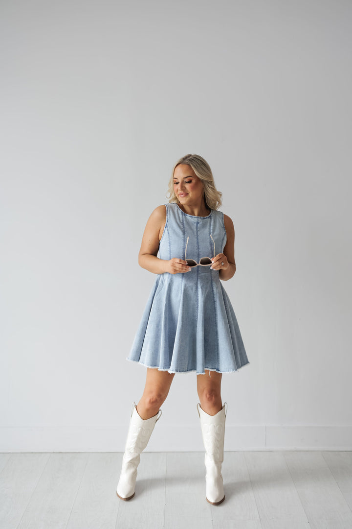 Faith Denim Dress - FINAL SALE