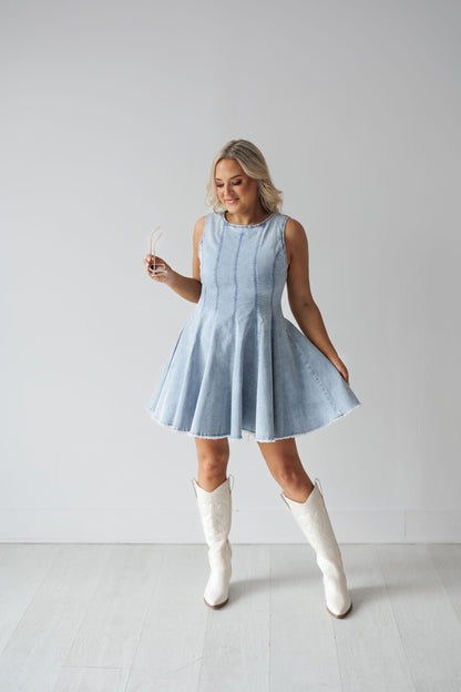 Faith Denim Dress - FINAL SALE