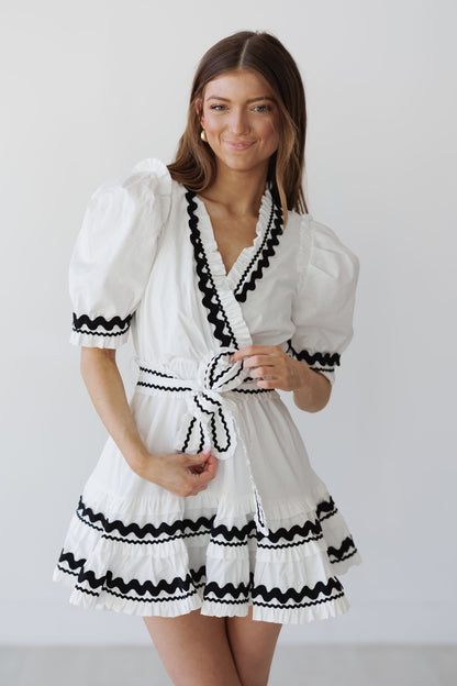Eva Ruffle Mini Dress - FINAL SALE