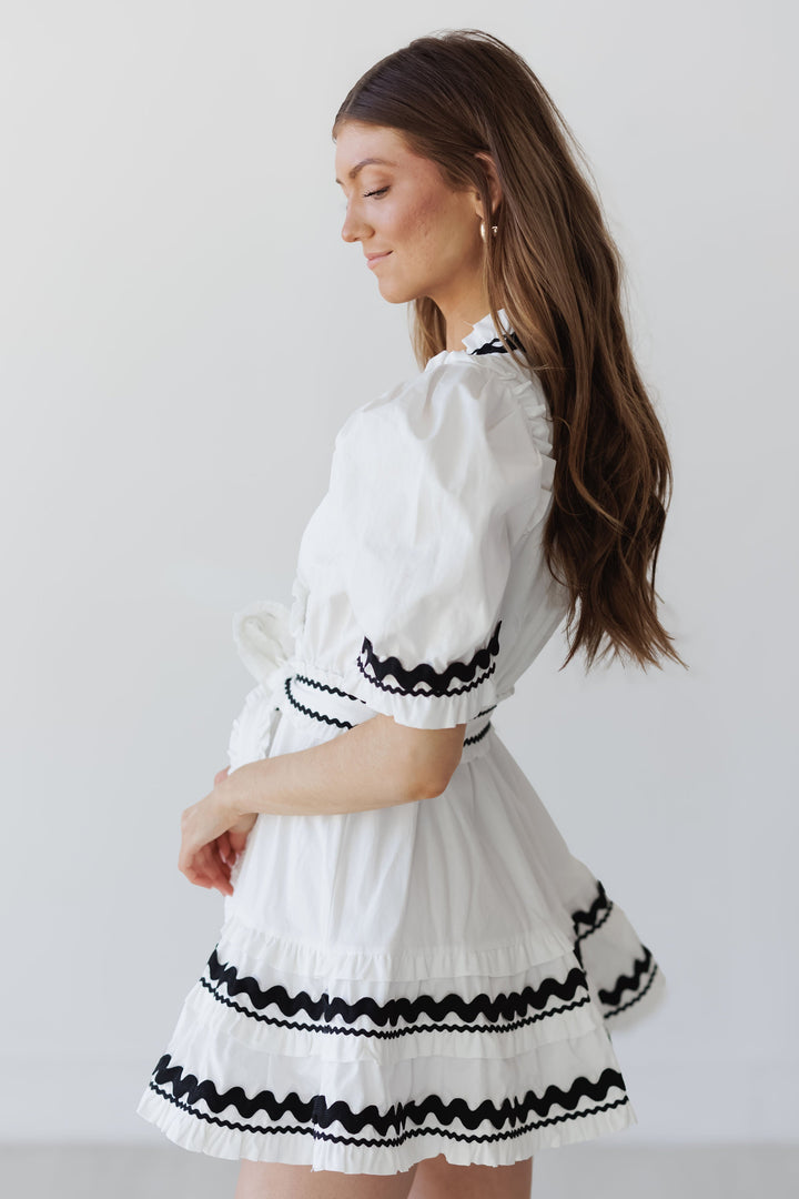 Eva Ruffle Mini Dress - FINAL SALE