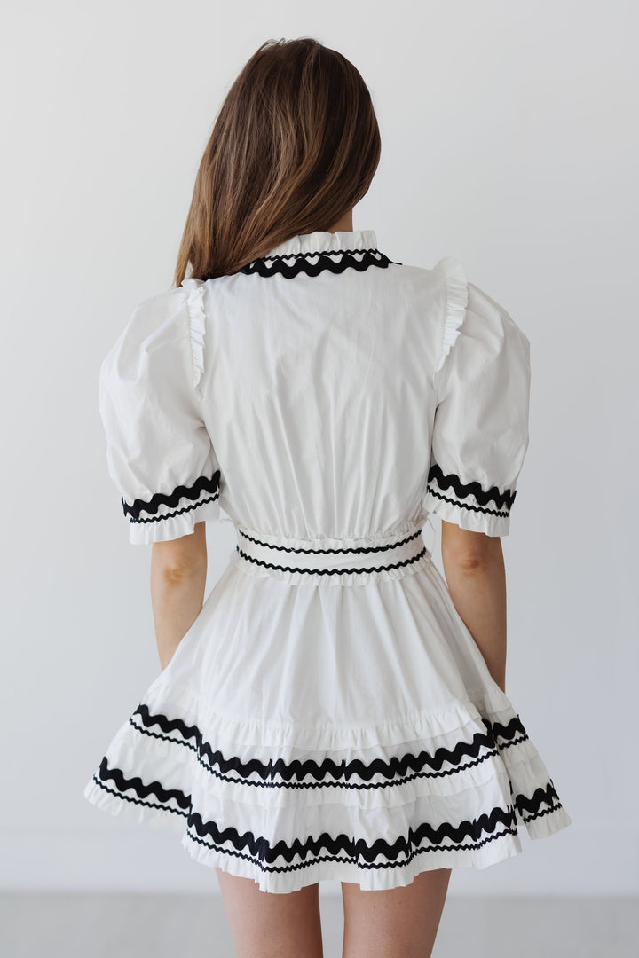 Eva Ruffle Mini Dress - FINAL SALE