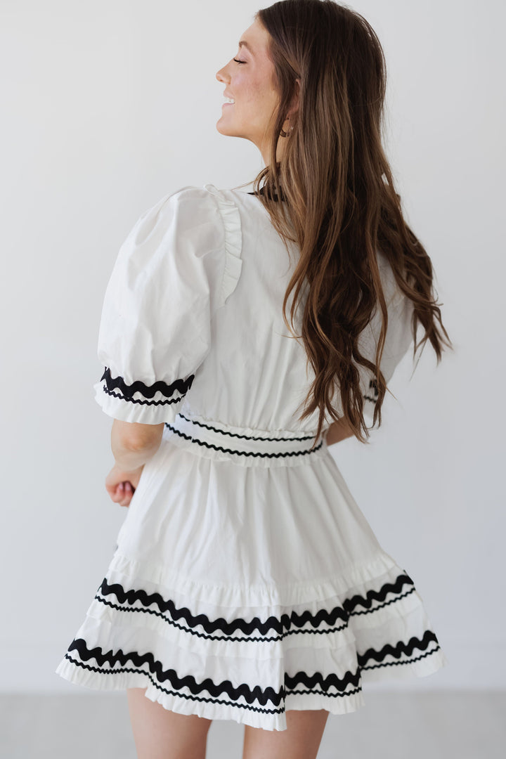 Eva Ruffle Mini Dress - FINAL SALE