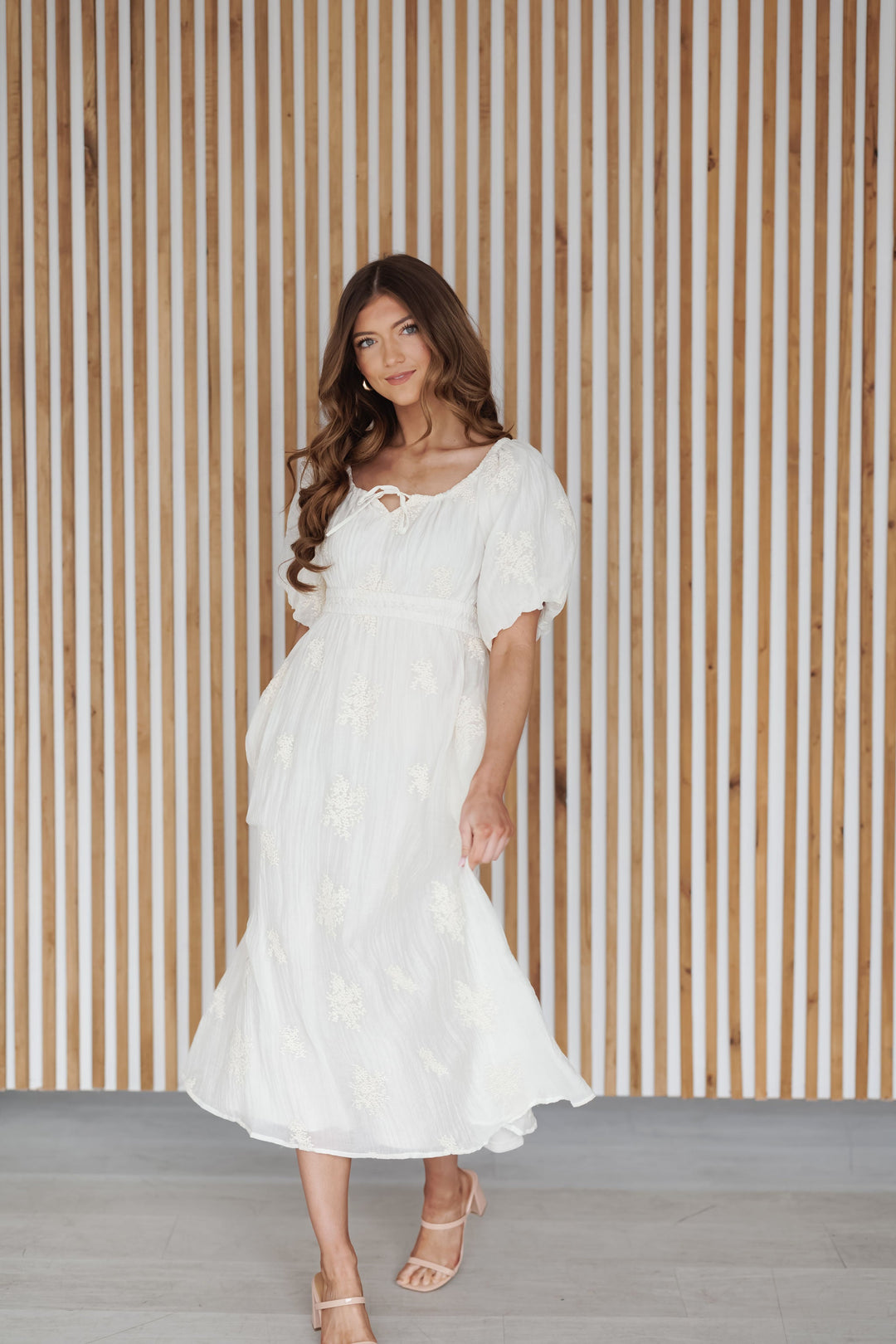 Iris Dress - Ivory