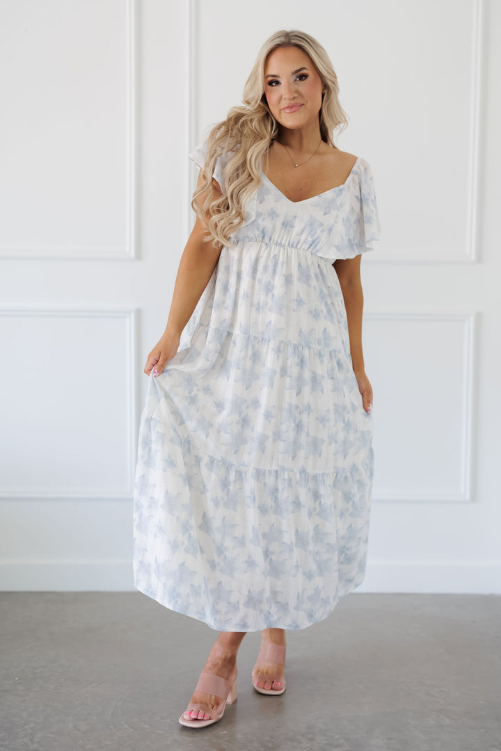 Crystal Dress - Slate Blue