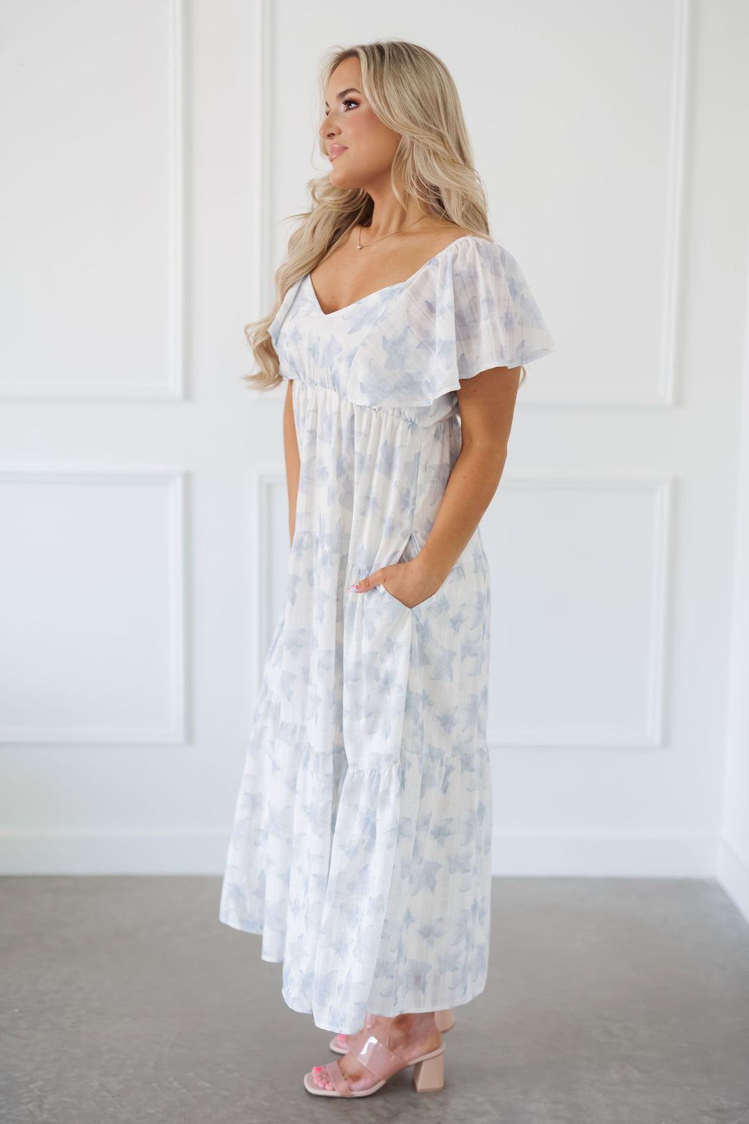 Crystal Dress - Slate Blue