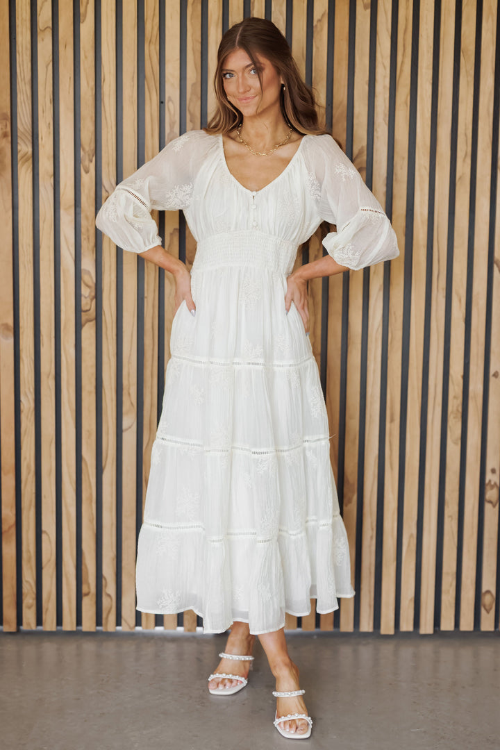 Jolene Dress - Cream