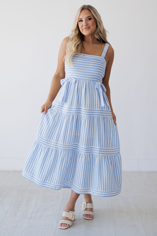 Athena Dress - Blue