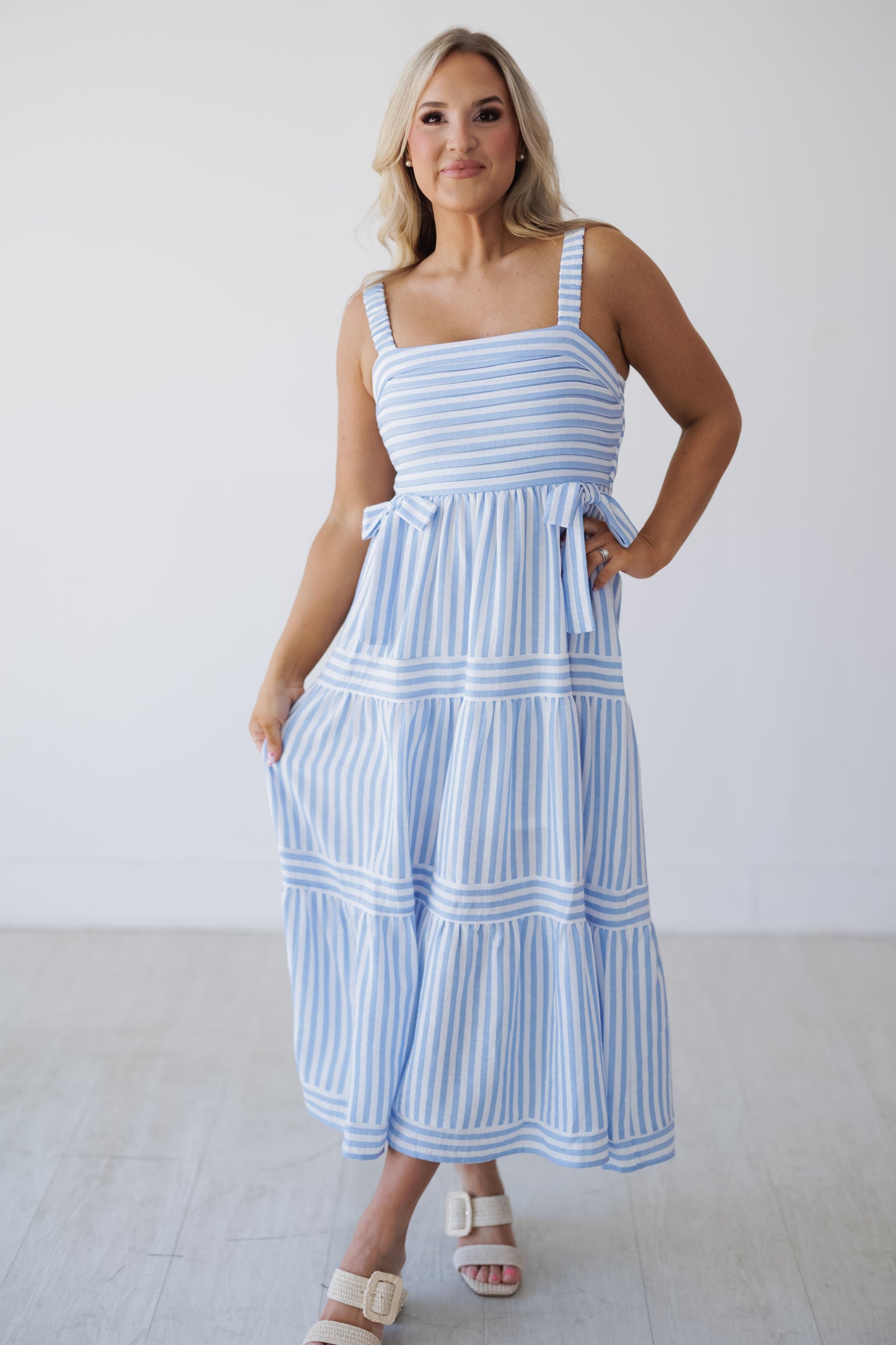 Athena Dress - Blue