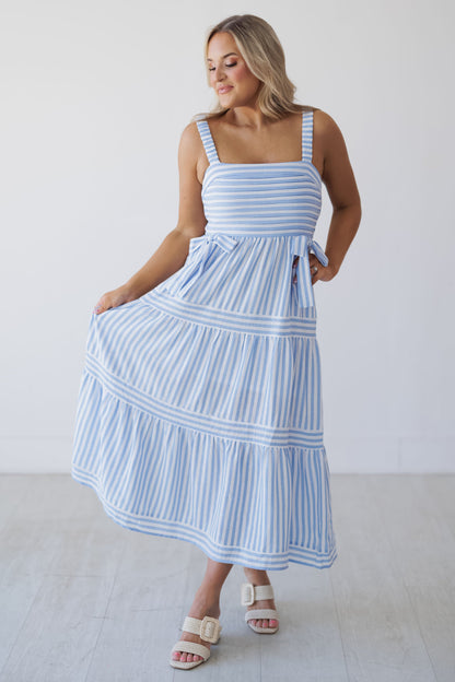 Athena Dress - Blue