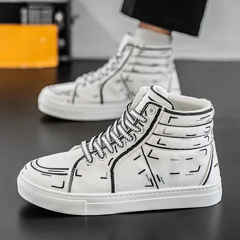 Hype Sketch Canvas Sneakers