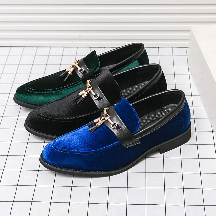 Pelle Italiana Velvet Loafers