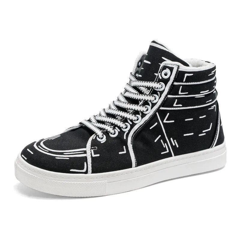 Hype Sketch Canvas Sneakers