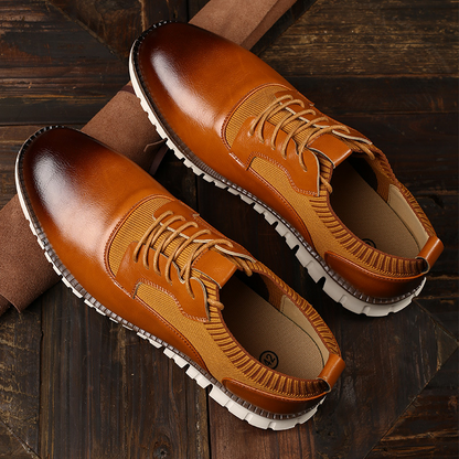 Zapatillas de piel auténtica Luca
