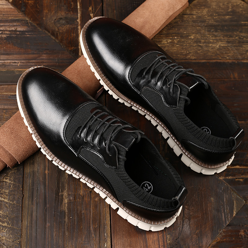 Zapatillas de piel auténtica Luca